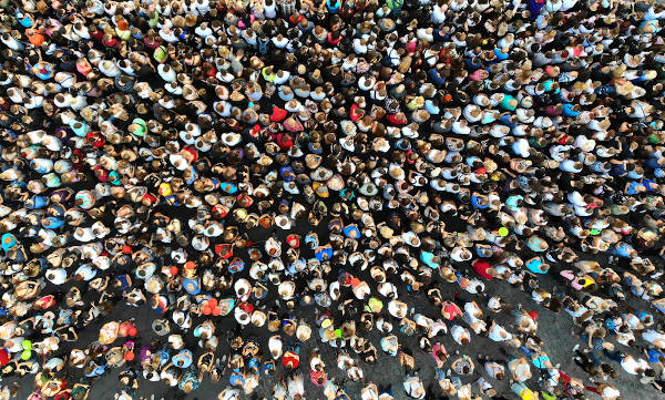 A população mundial aumentou consideravelmente no século XX.